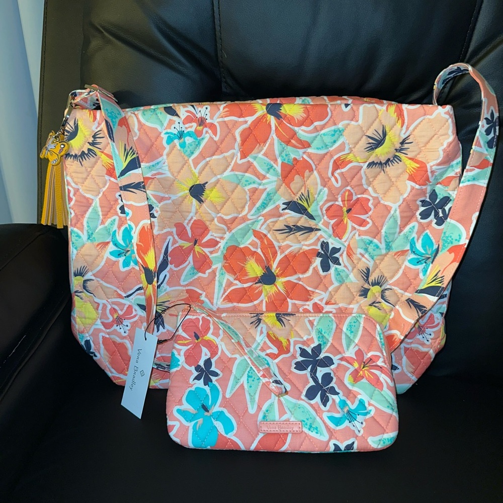 🩷 Vera Bradley Purse and Wallet set 💛🧡